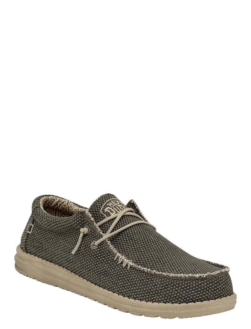 Hey Dude - WALLY BRAIDED - slip-on sneakers - army - 0