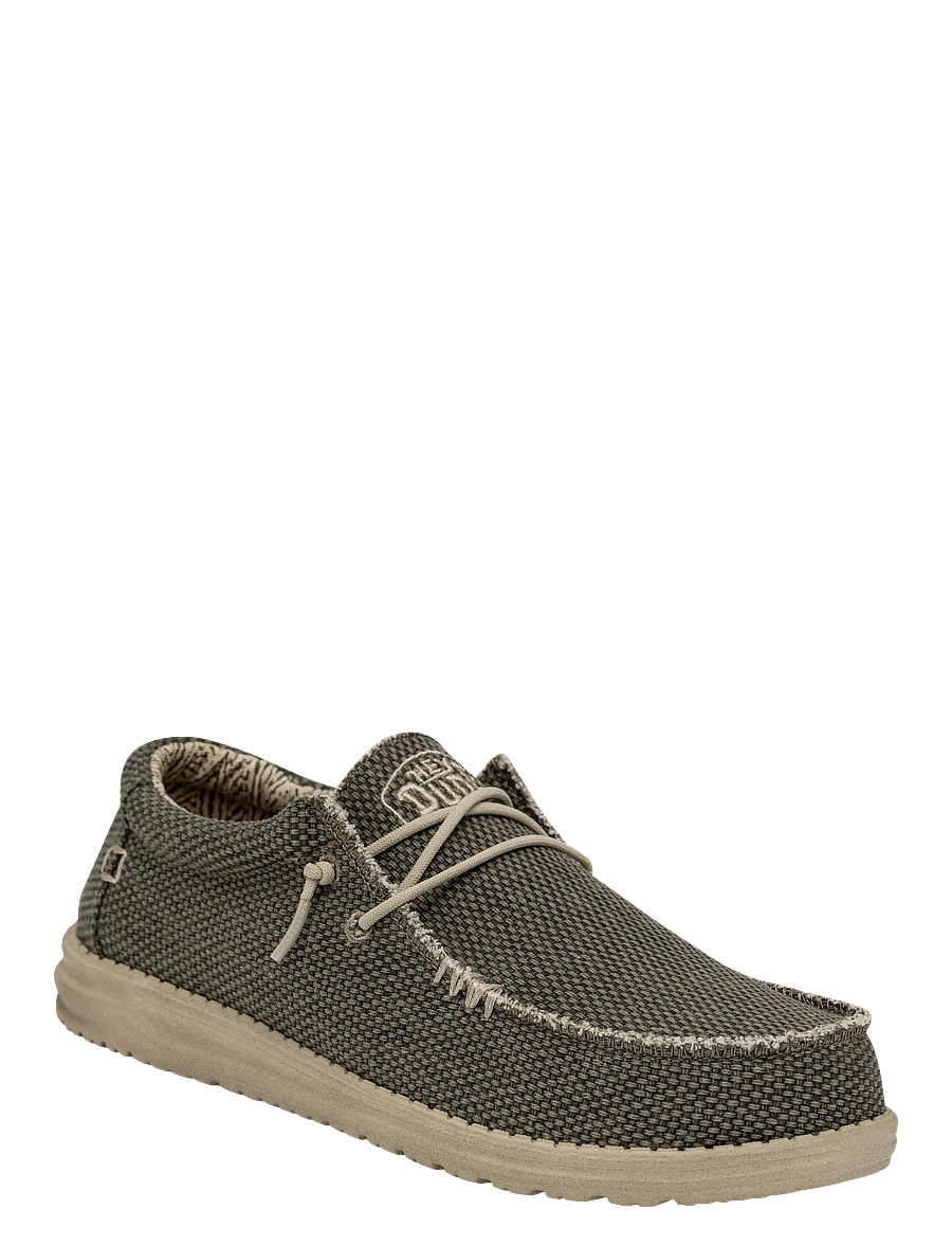 Hey Dude - WALLY BRAIDED - slip-on sneakers - army - 0