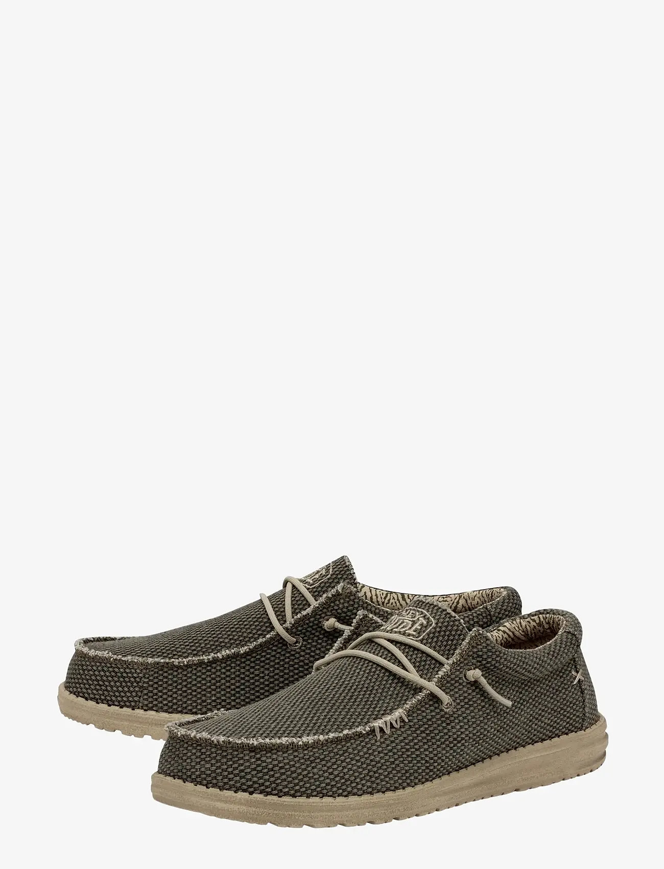 Hey Dude - WALLY BRAIDED - slip-on sneakers - army - 1