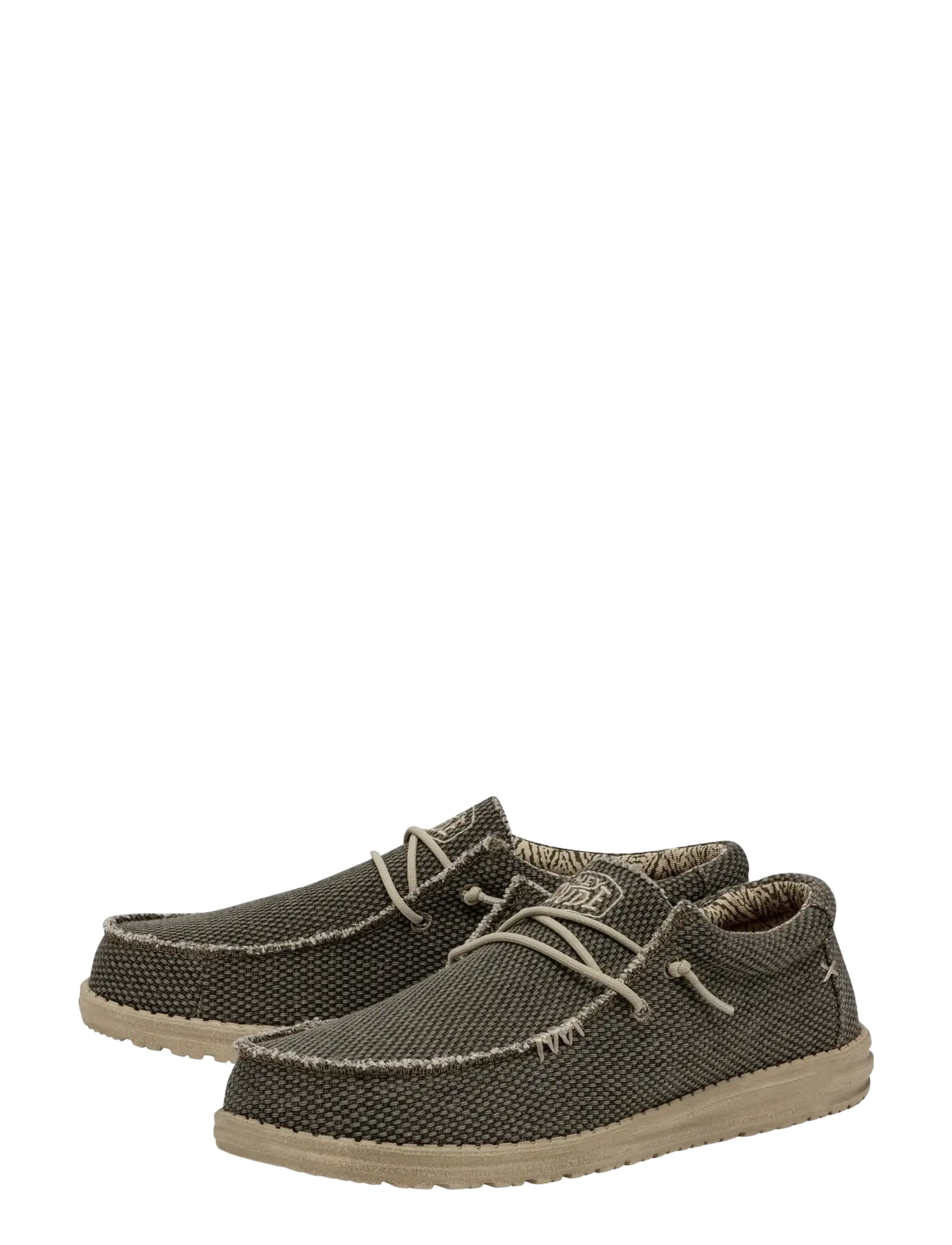 Hey Dude - WALLY BRAIDED - slip-on sneakers - army - 1