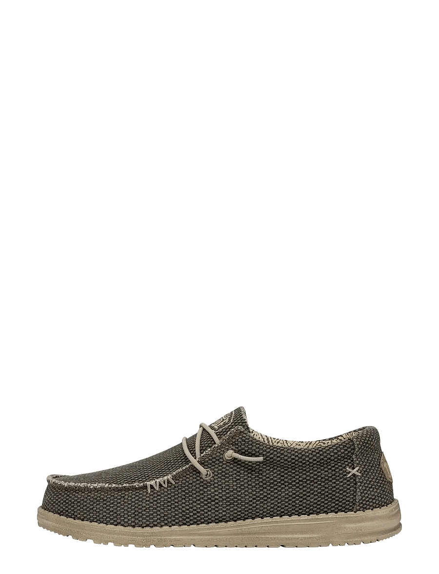 Hey Dude - WALLY BRAIDED - slip-on sneakers - army - 2