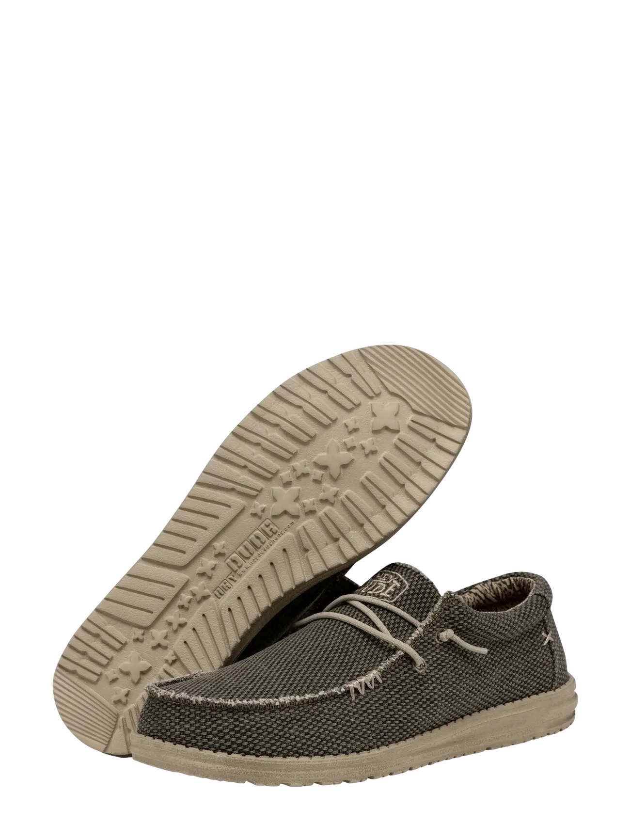 Hey Dude - WALLY BRAIDED - slip-on sneakers - army - 3
