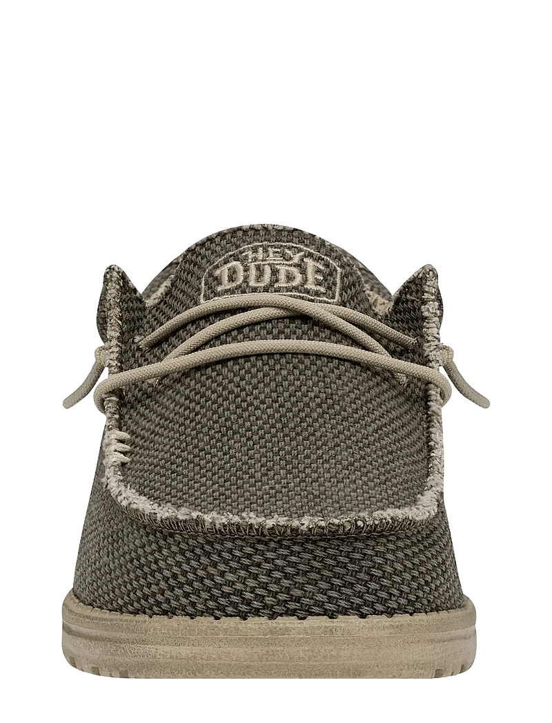 Hey Dude - WALLY BRAIDED - slip-on sneakers - army - 4