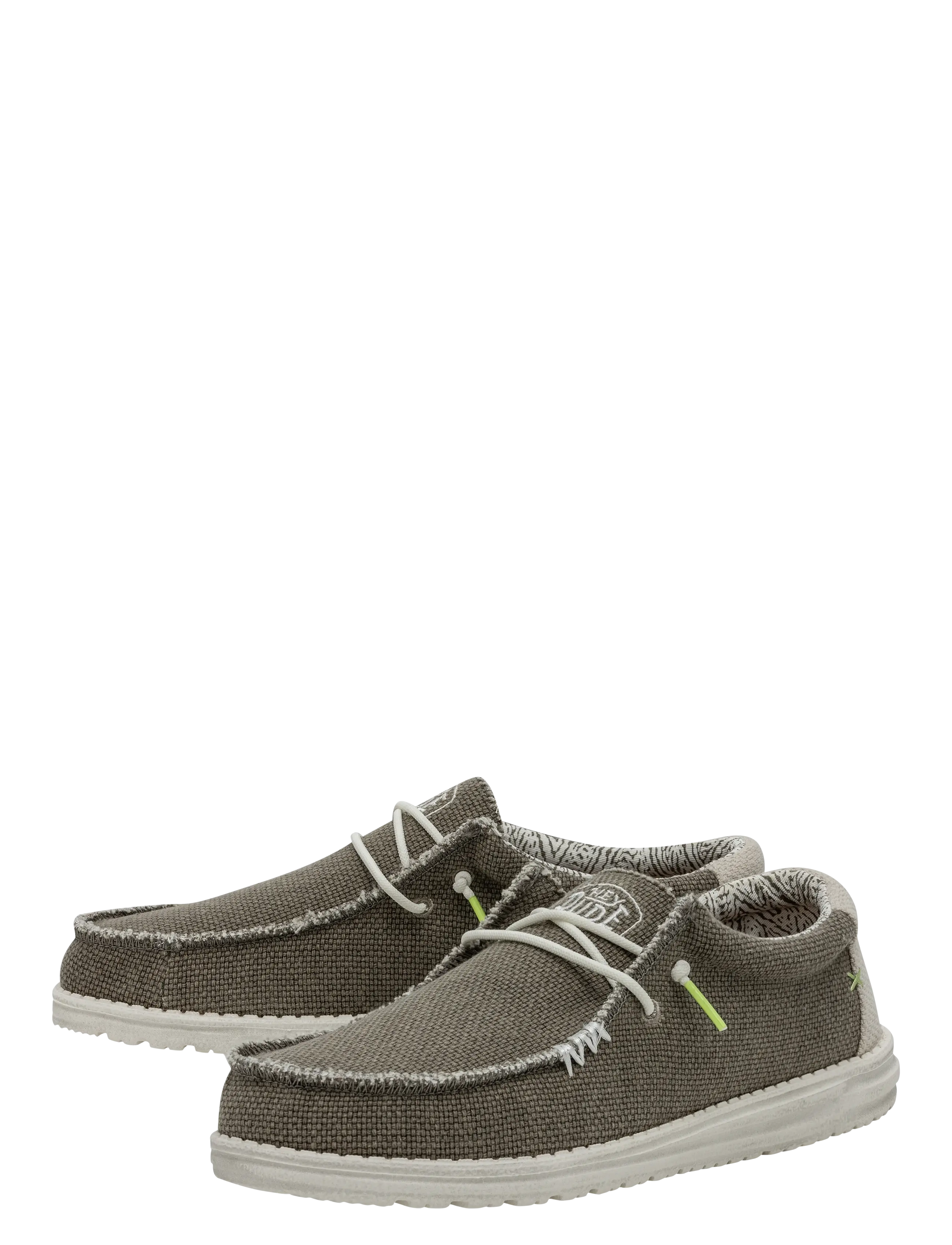 Hey Dude - WALLY BRAIDED - slip-on sneakers - fossil - 1