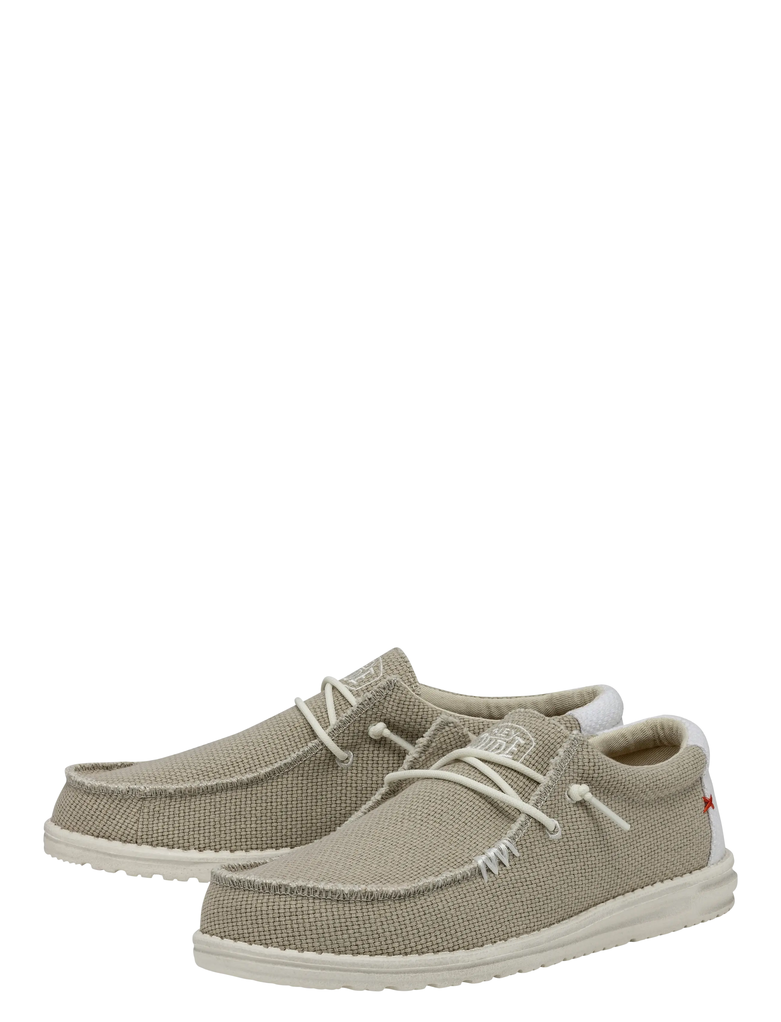 Hey Dude - WALLY BRAIDED - slip-on sneakers - off white - 1