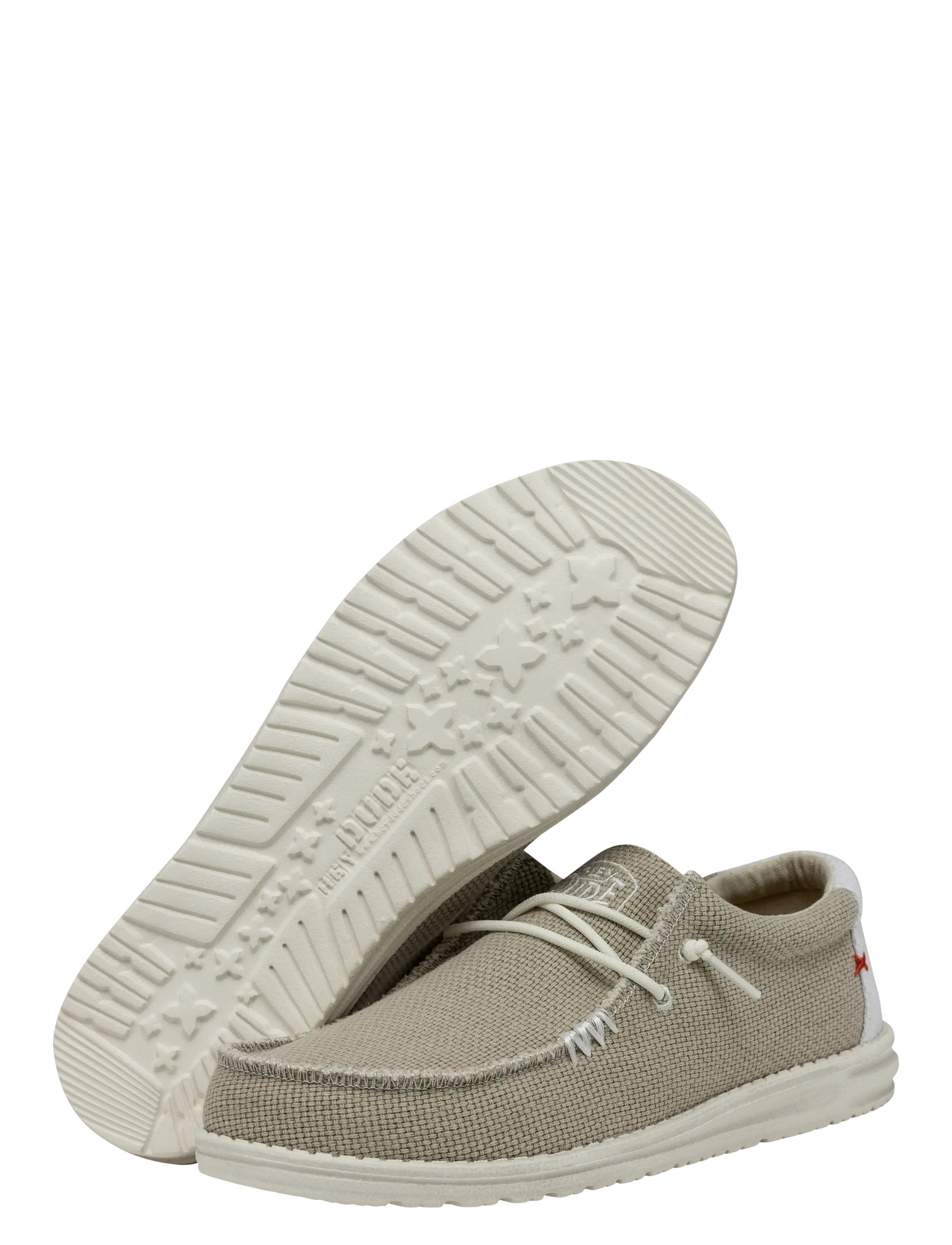 Hey Dude - WALLY BRAIDED - slip-on sneakers - off white - 3