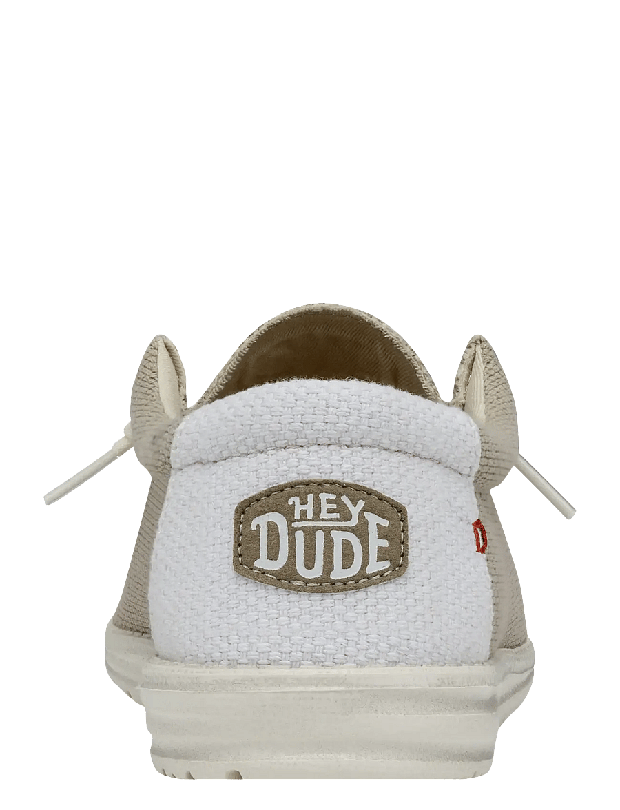 Hey Dude - WALLY BRAIDED - slip-on tossud - off white - 5