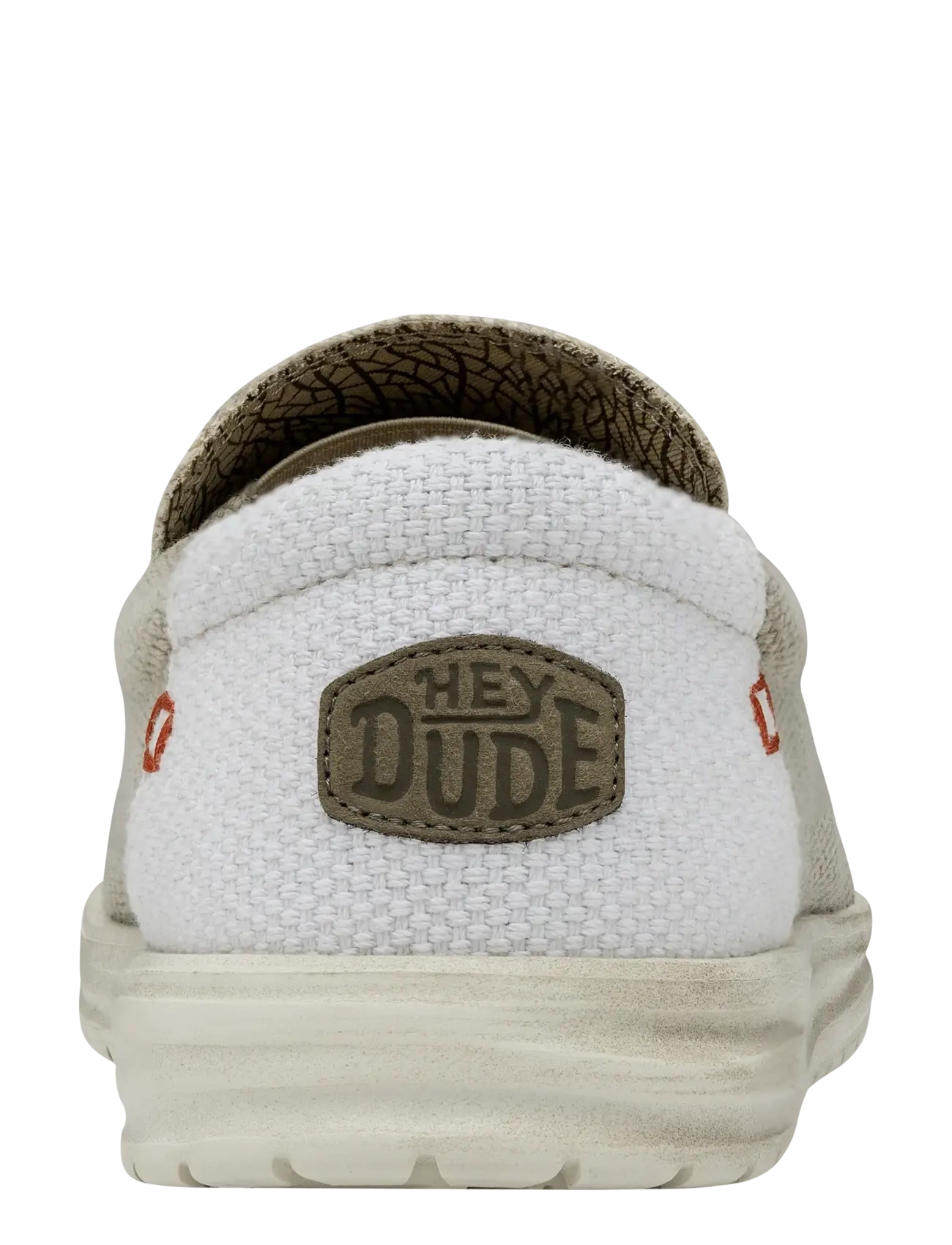 Hey Dude - MIKKA BRAIDED - sporta apavi bez šņorēm - off white - 5