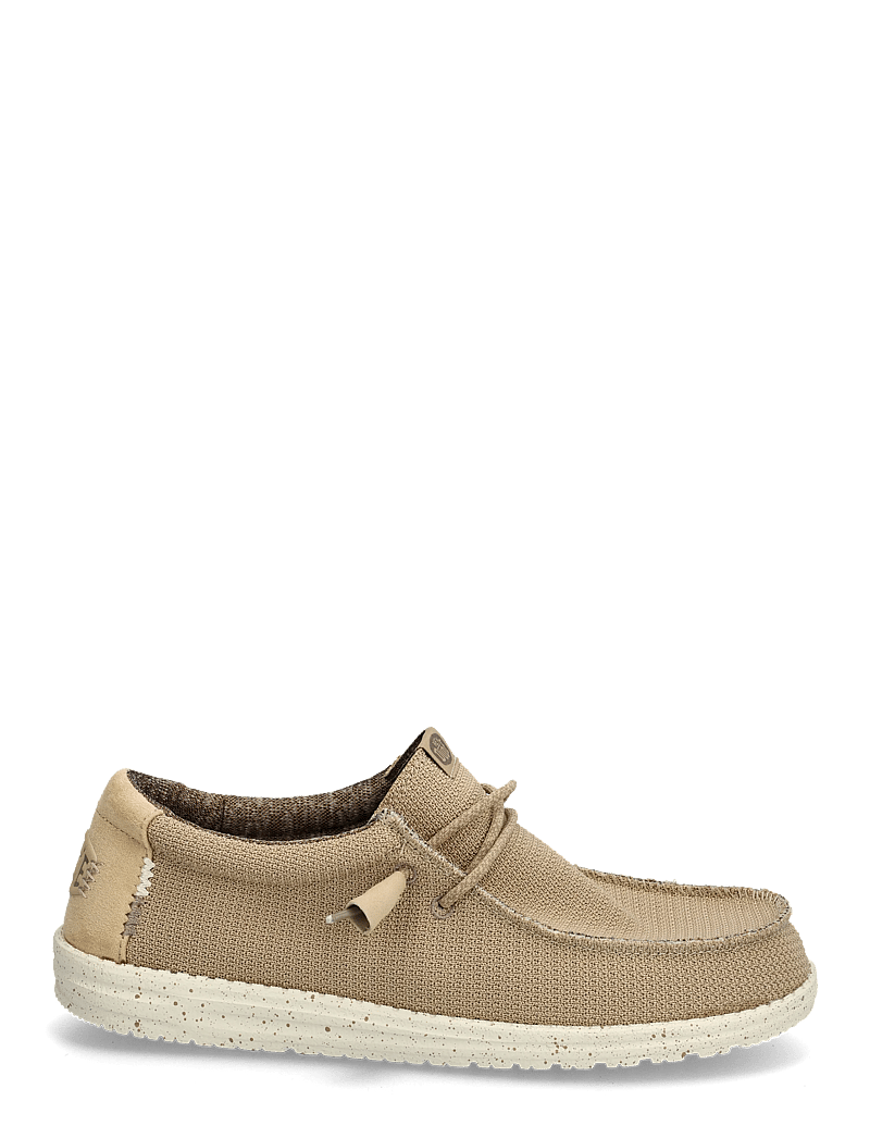 Hey Dude - WALLY SPORT MESH - slip-on sneakers - tan/white - 1
