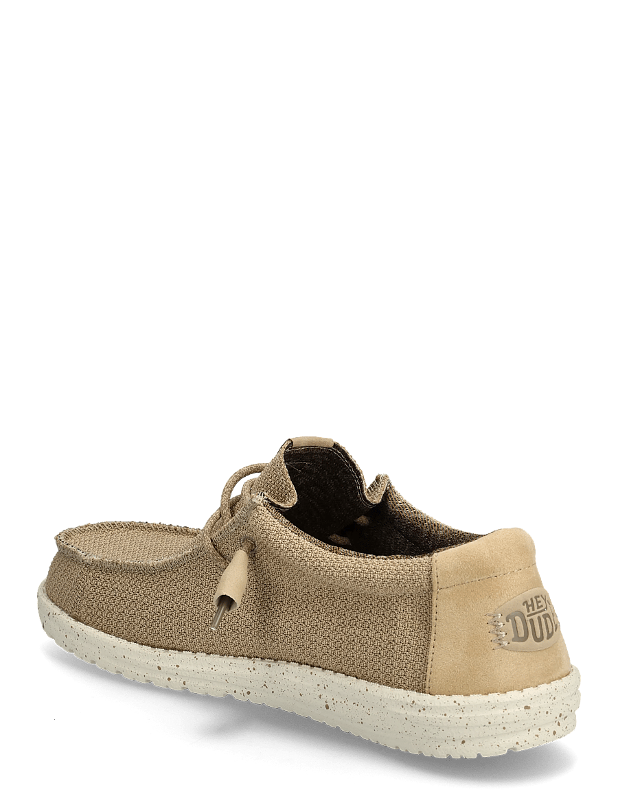 Hey Dude - WALLY SPORT MESH - slip-on tossud - tan/white - 2