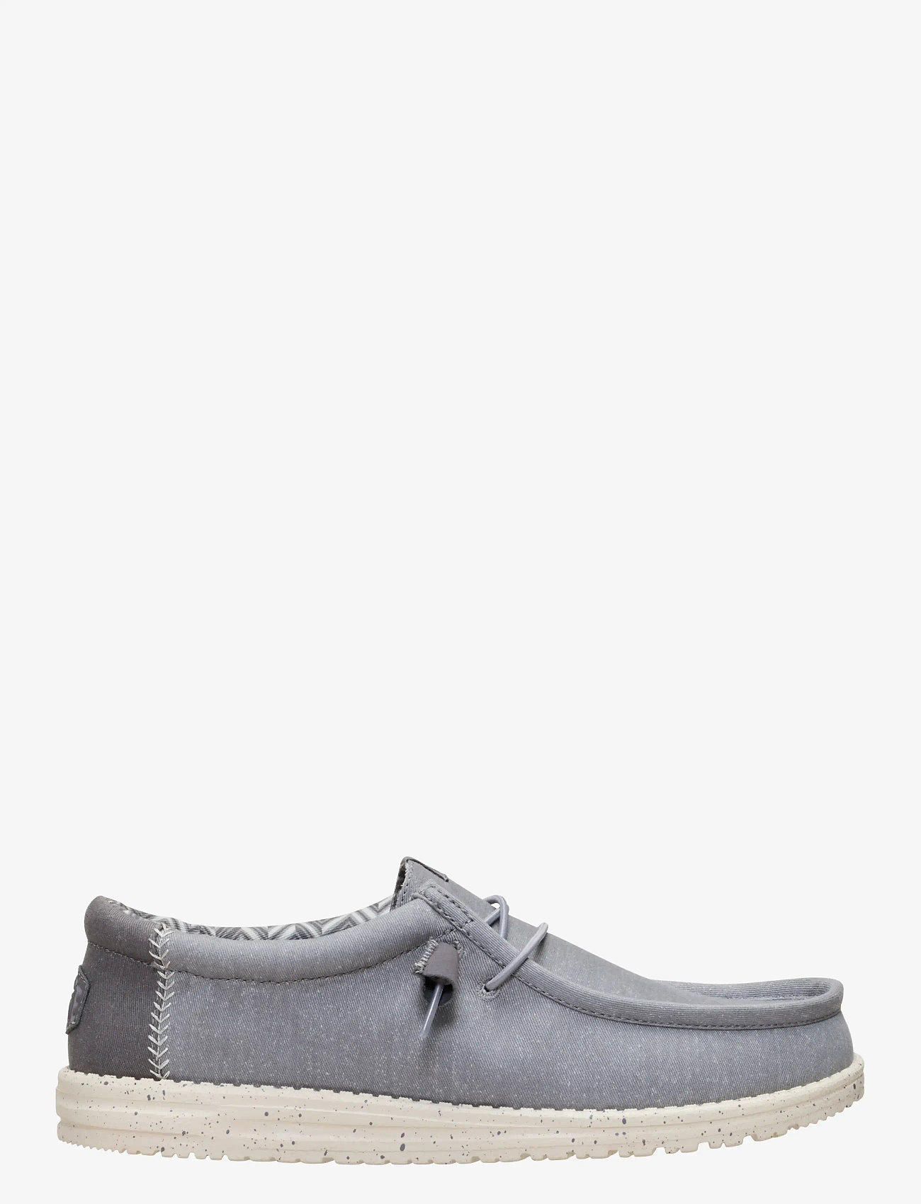 Hey Dude - WALLY STRETCH CANVAS - boat shoes - grey/bone white - 2