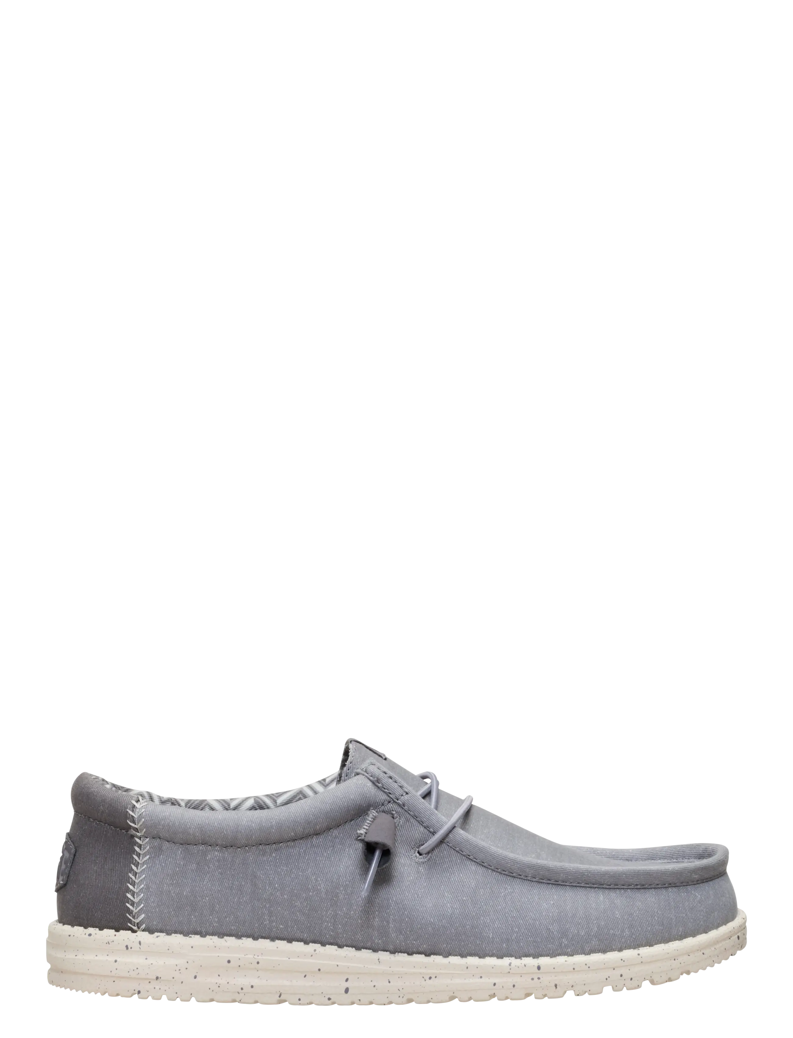Hey Dude - WALLY STRETCH CANVAS - men - grey/bone white - 2