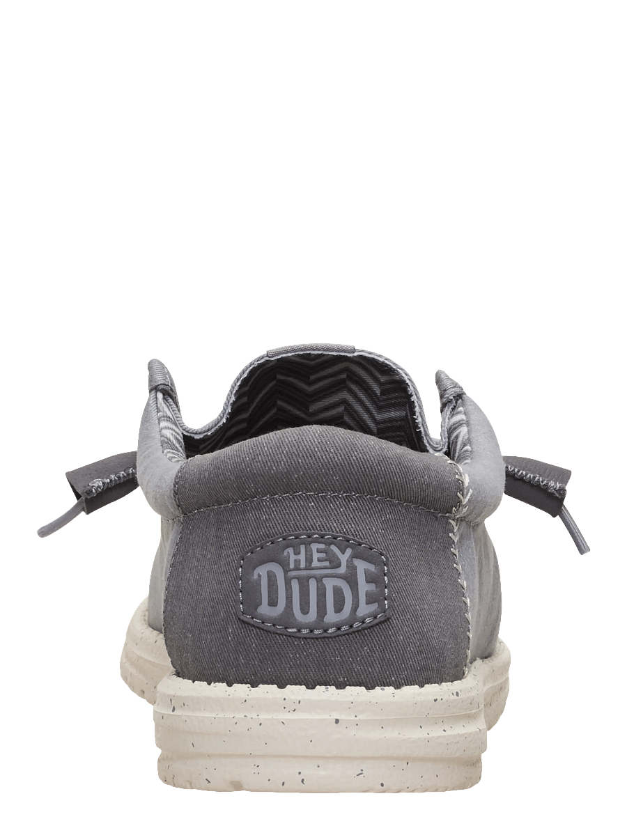 Hey Dude - WALLY STRETCH CANVAS - bootsschuhe - grey/bone white - 5