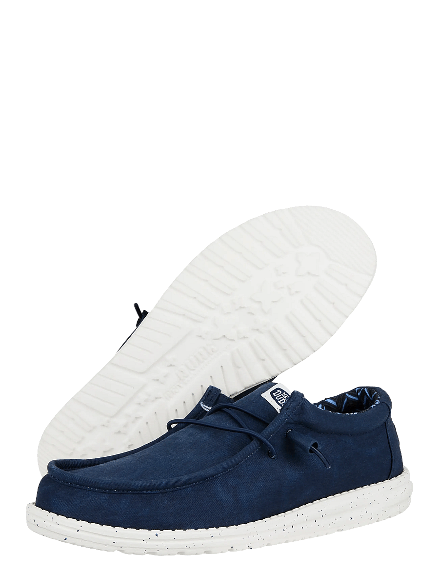 Hey Dude - WALLY STRETCH CANVAS - purjekingad - navy - 3