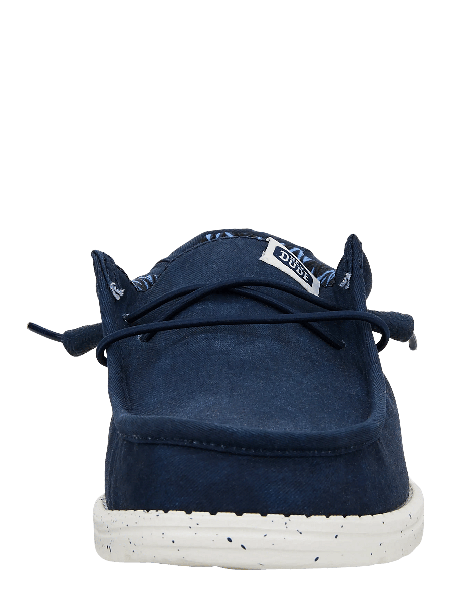 Hey Dude - WALLY STRETCH CANVAS - purjekingad - navy - 4