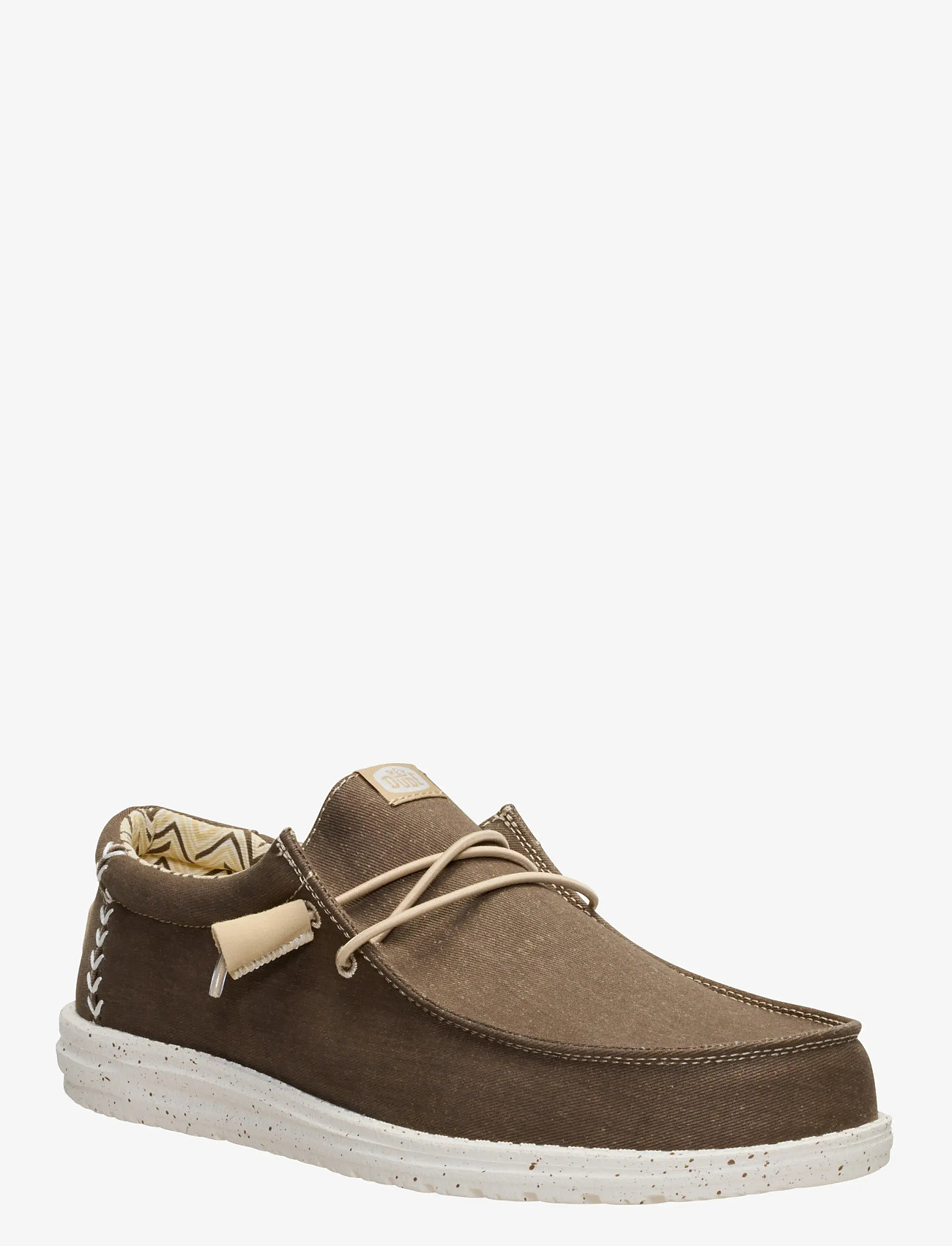 Hey Dude - WALLY STRETCH CANVAS - sejlersko - teak brown - 0
