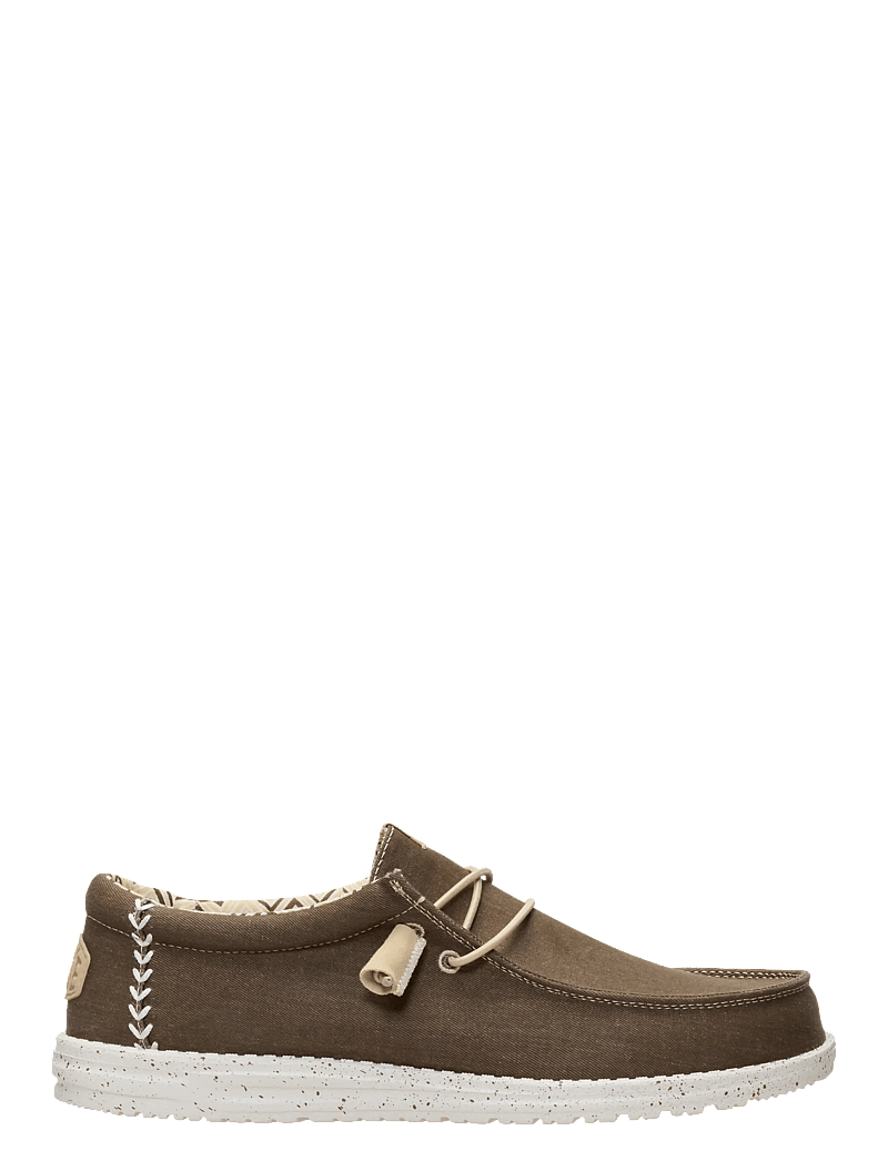 Hey Dude - WALLY STRETCH CANVAS - sejlersko - teak brown - 2