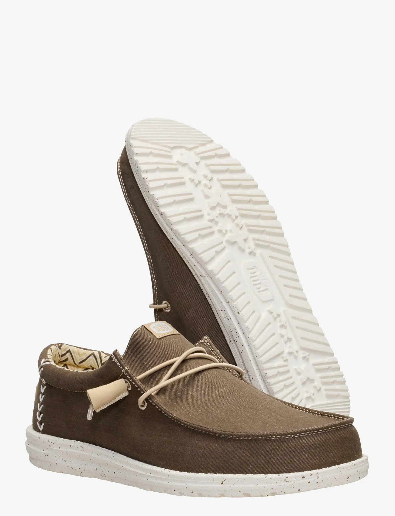 Hey Dude - WALLY STRETCH CANVAS - sejlersko - teak brown - 3