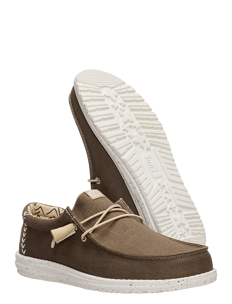Hey Dude - WALLY STRETCH CANVAS - sejlersko - teak brown - 3