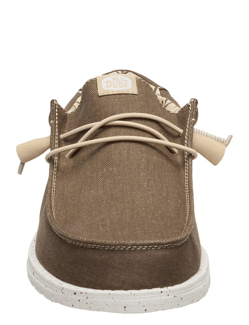Hey Dude - WALLY STRETCH CANVAS - sejlersko - teak brown - 4