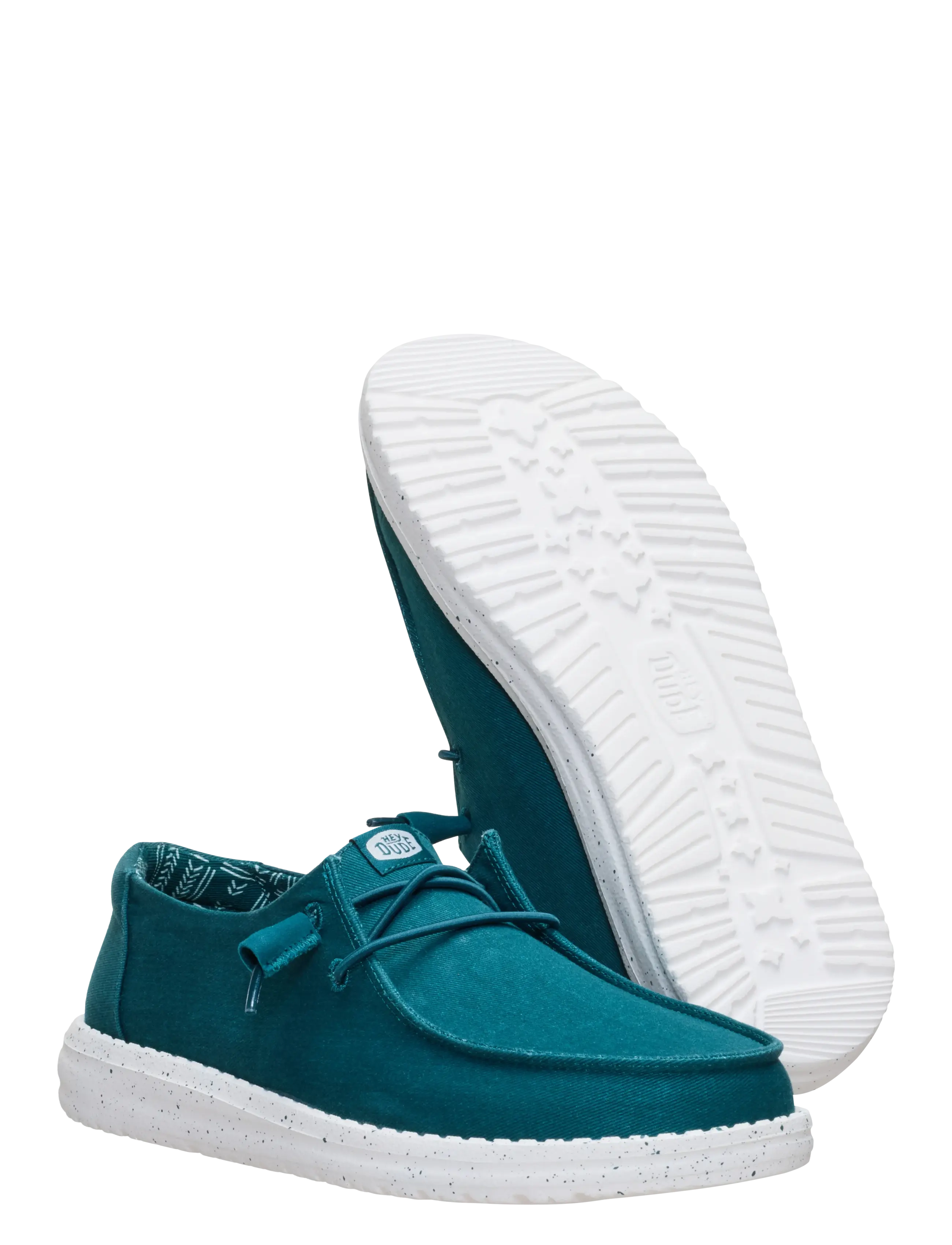 Hey Dude - WENDY CANVAS - boat shoes - deep teal - 3