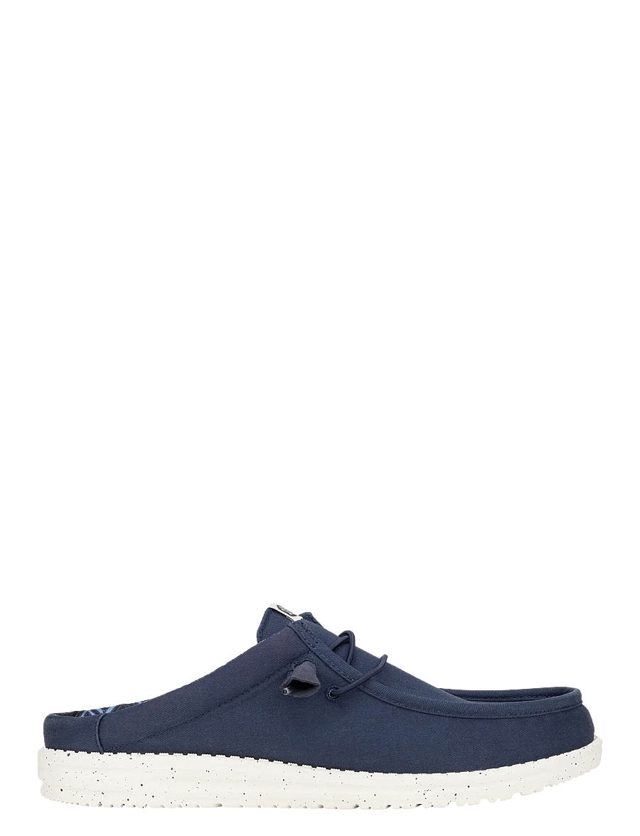 Hey Dude - WALLY SLIP STRETCH CANVAS - wsuwane - navy - 3