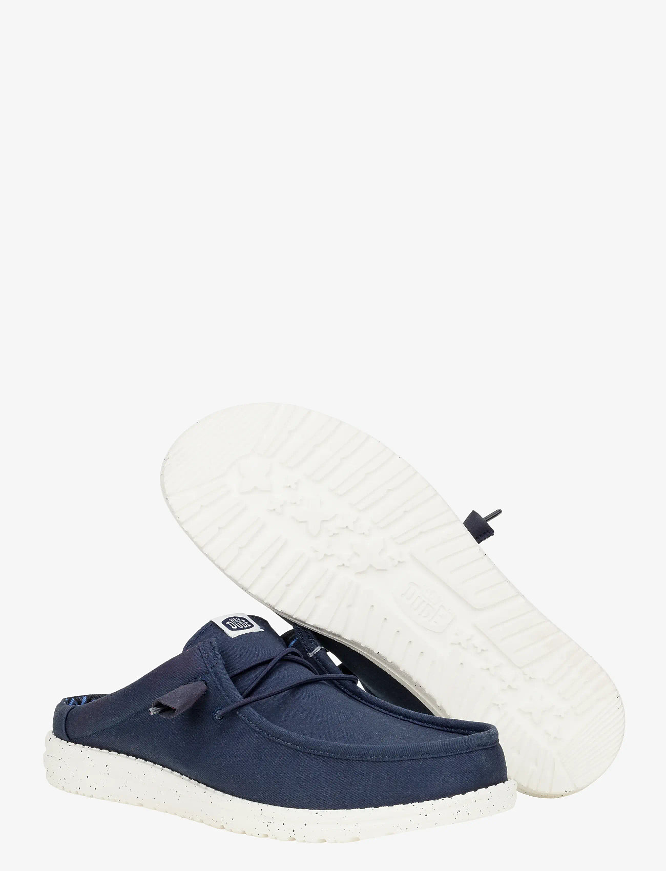Hey Dude - WALLY SLIP STRETCH CANVAS - slip-on sneakers - navy - 4