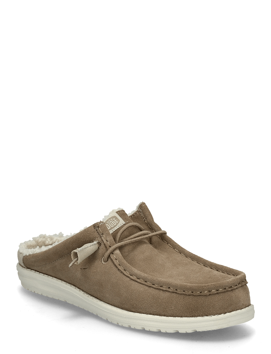 Hey Dude - WALLY SLIP WARMTH - pantoletten & clogs - timber wolf/multi - 0