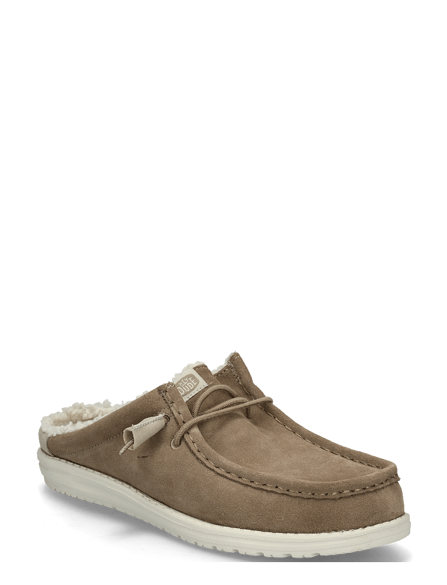 Hey Dude - WALLY SLIP WARMTH - pantoletten & clogs - timber wolf/multi - 0