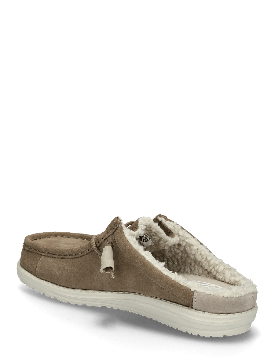 Hey Dude - WALLY SLIP WARMTH - pantoletten & clogs - timber wolf/multi - 1