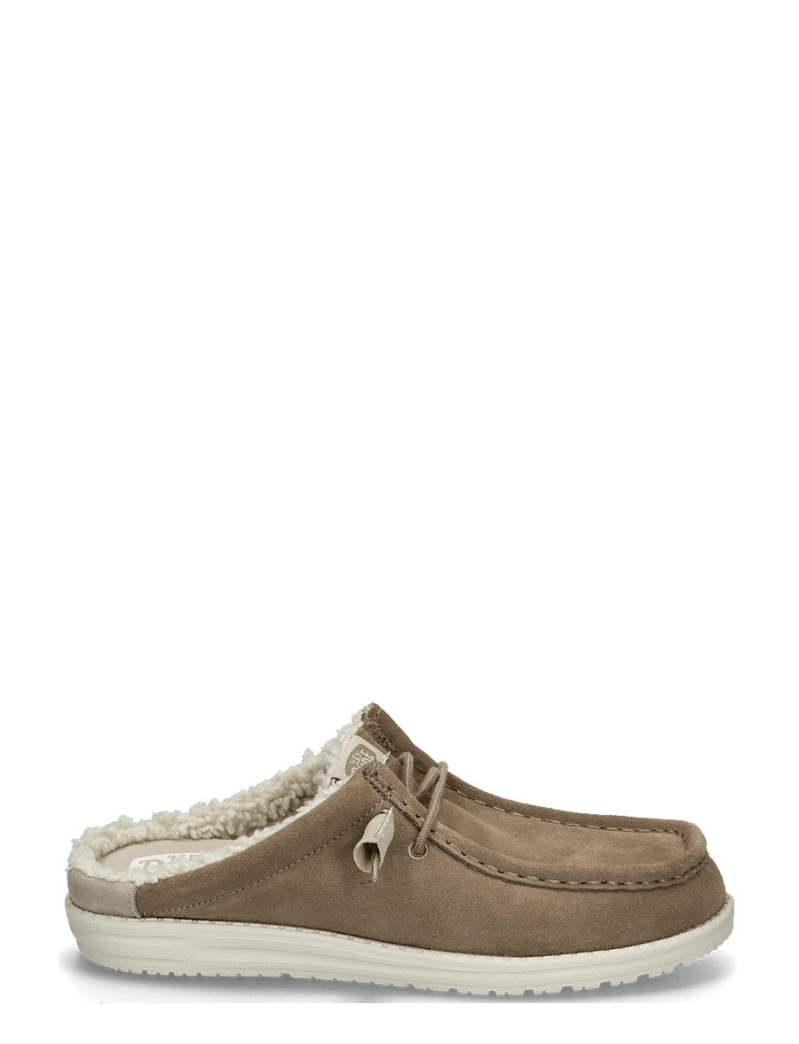Hey Dude - WALLY SLIP WARMTH - pantoletten & clogs - timber wolf/multi - 2