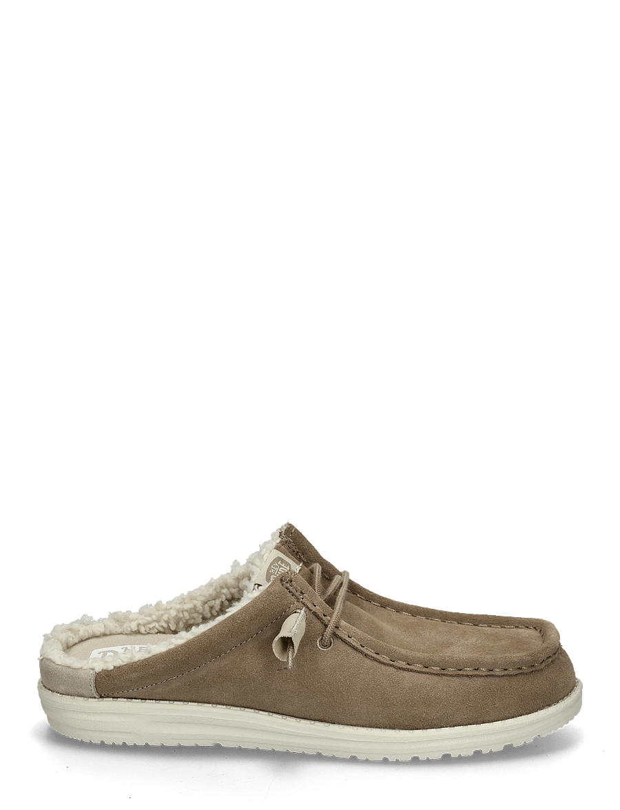Hey Dude - WALLY SLIP WARMTH - pantoletten & clogs - timber wolf/multi - 2
