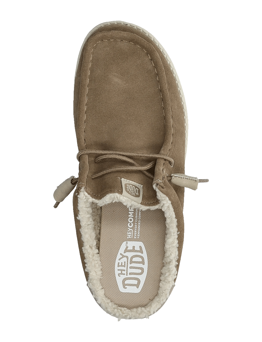 Hey Dude - WALLY SLIP WARMTH - pantoletten & clogs - timber wolf/multi - 3