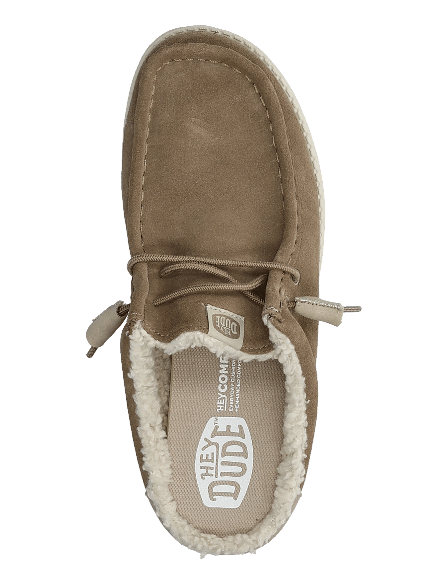 Hey Dude - WALLY SLIP WARMTH - pantoletten & clogs - timber wolf/multi - 3