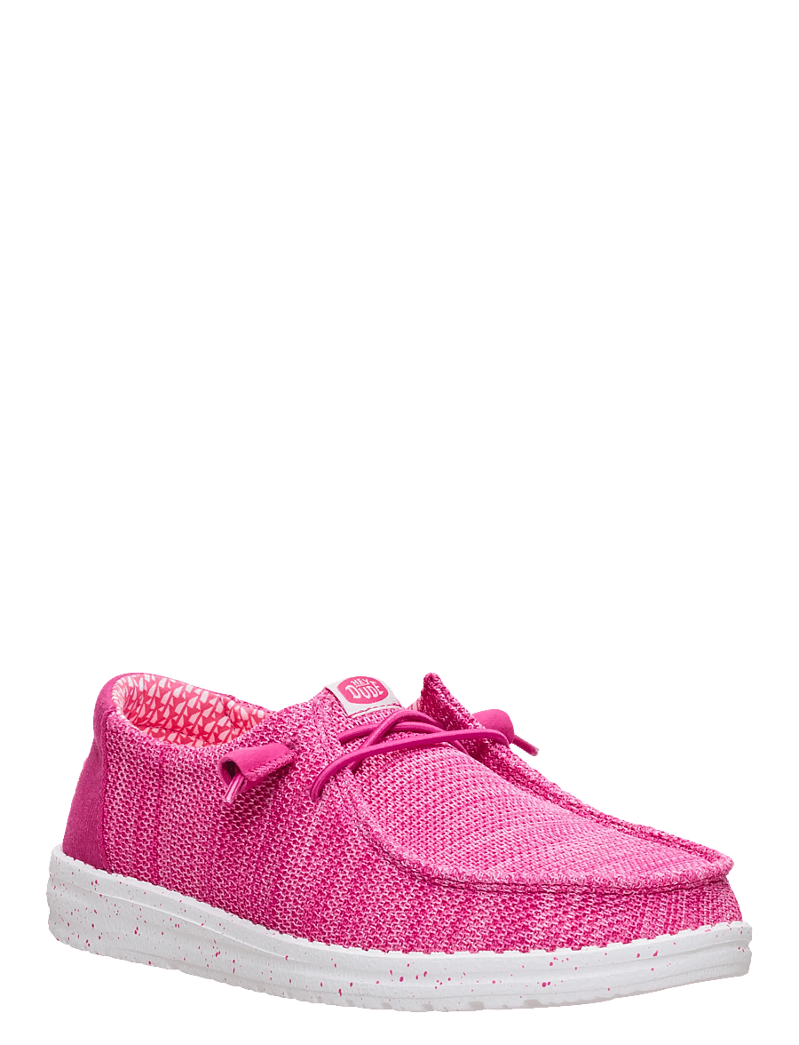Hey Dude - WENDY STRETCH MESH - seglarskor - fuchsia pink - 0