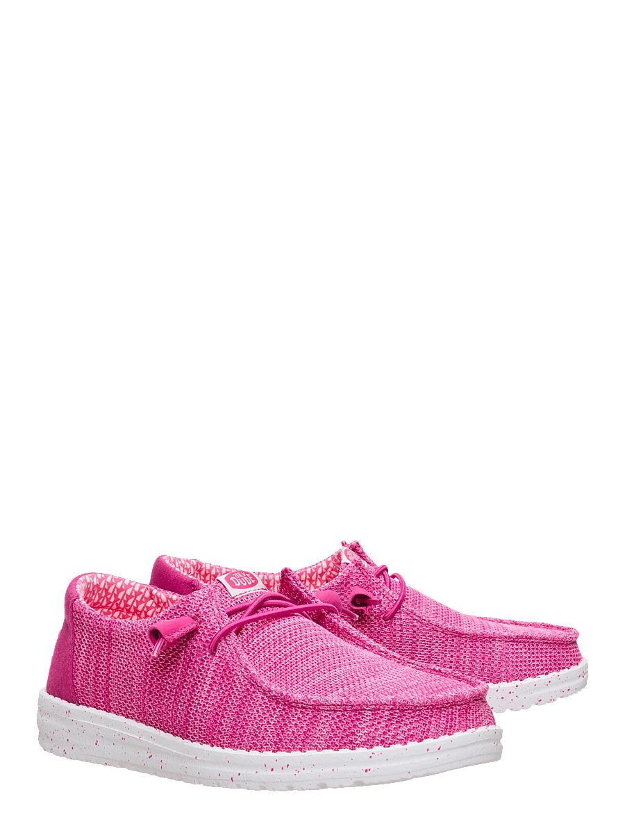 Hey Dude - WENDY STRETCH MESH - seglarskor - fuchsia pink - 1