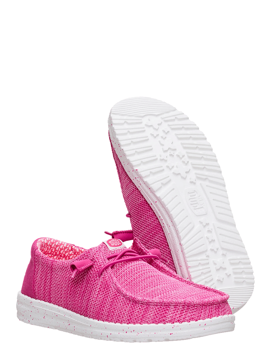 Hey Dude - WENDY STRETCH MESH - seglarskor - fuchsia pink - 3