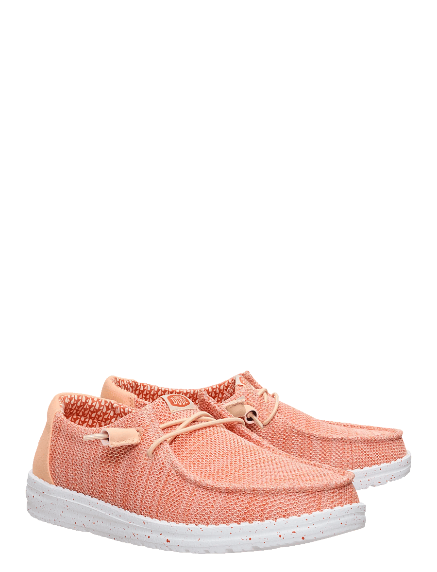 Hey Dude - WENDY STRETCH MESH - purjekingad - mesh peach - 1