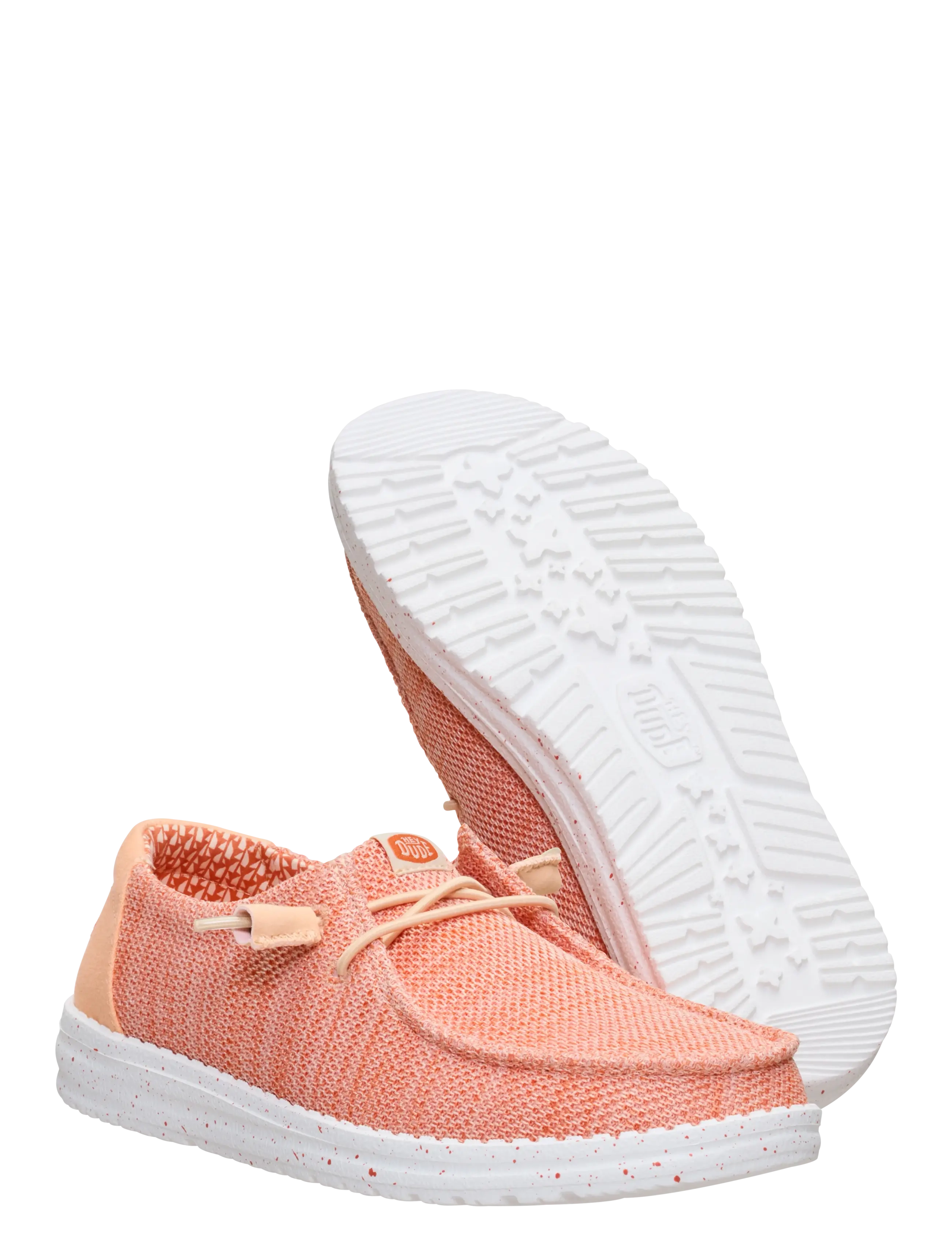 Hey Dude - WENDY STRETCH MESH - boat shoes - mesh peach - 3