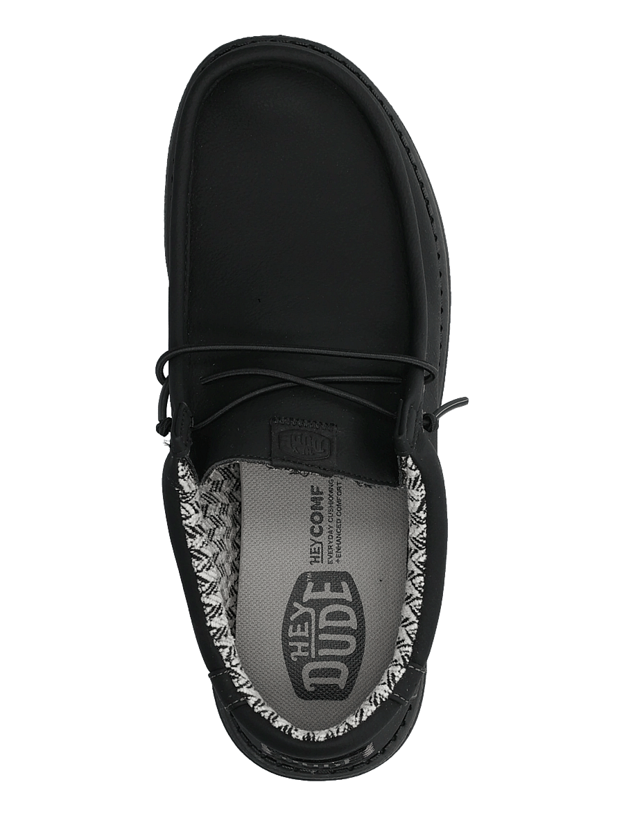 Hey Dude - WALLY CLASSIC - slip-on sneaker - black/charcoal - 3