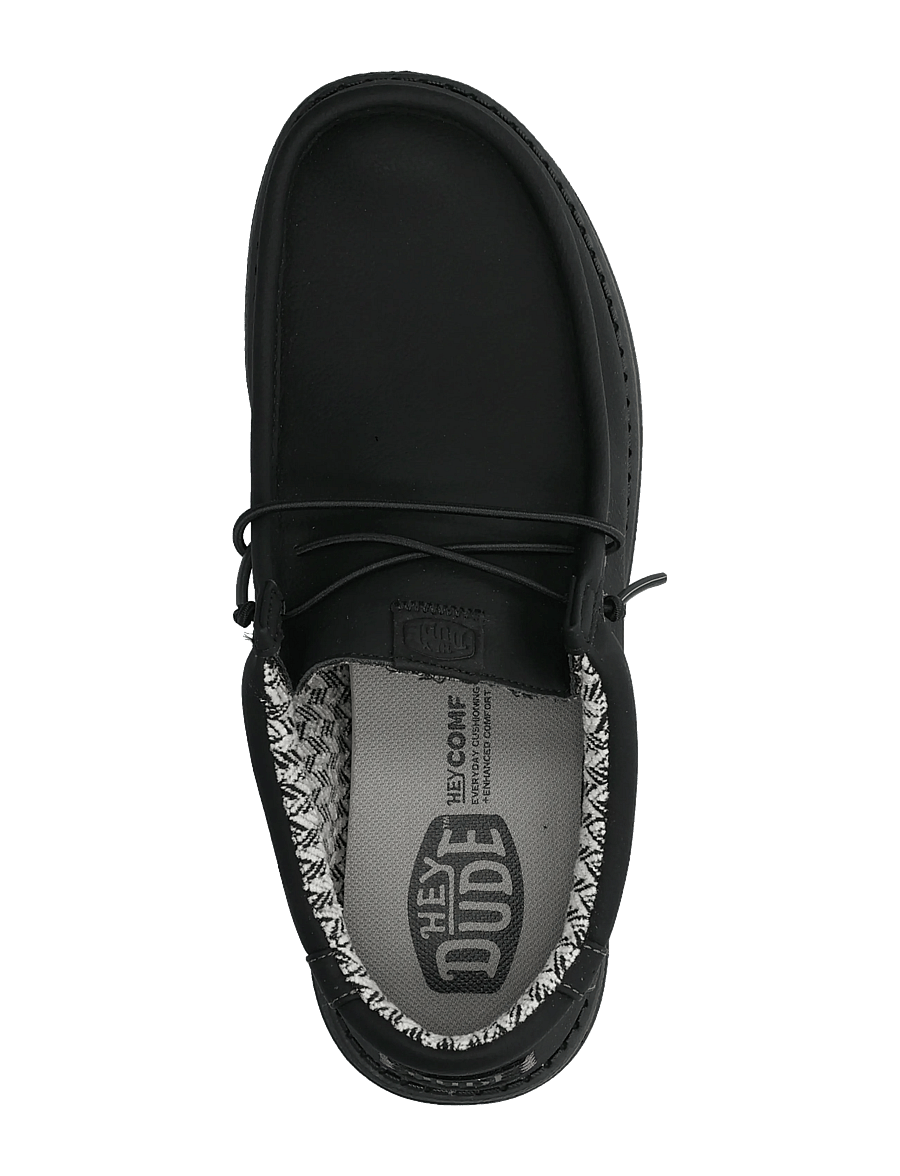 Hey Dude - WALLY CLASSIC - kollektioner - black/charcoal - 3