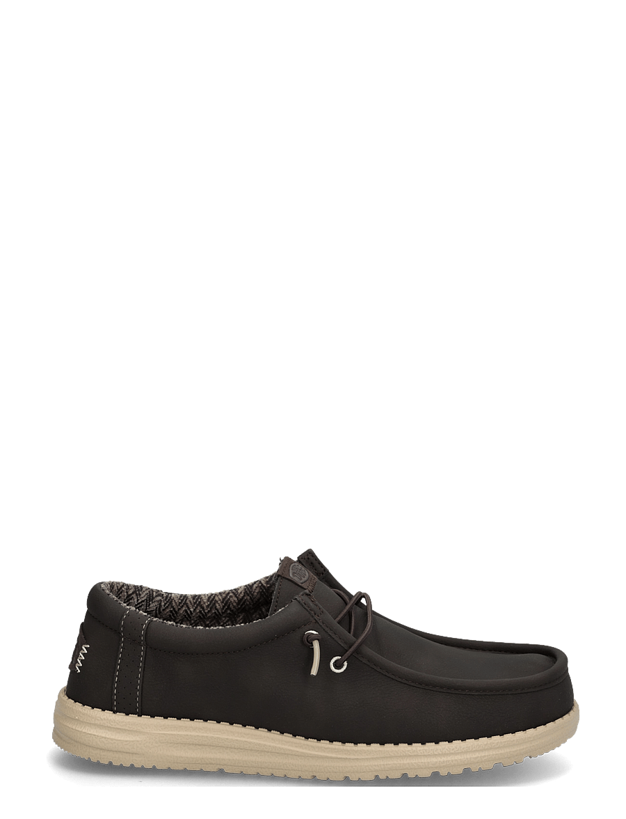 Hey Dude - WALLY CLASSIC - jalgatorgatavad tossud - mole brown - 2