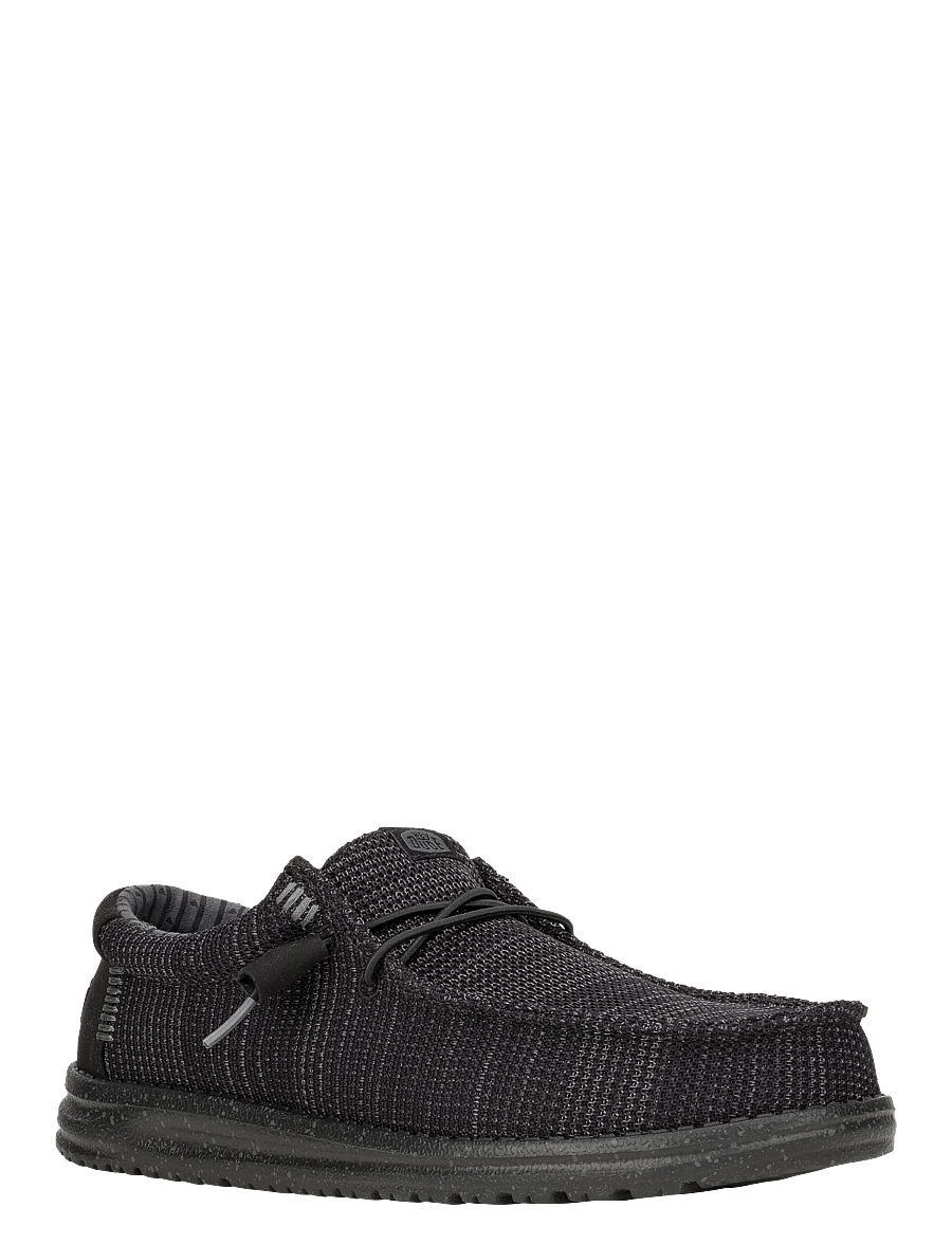 Hey Dude - WALLY STRETCH SOX - niedriger schnitt - black/black - 1
