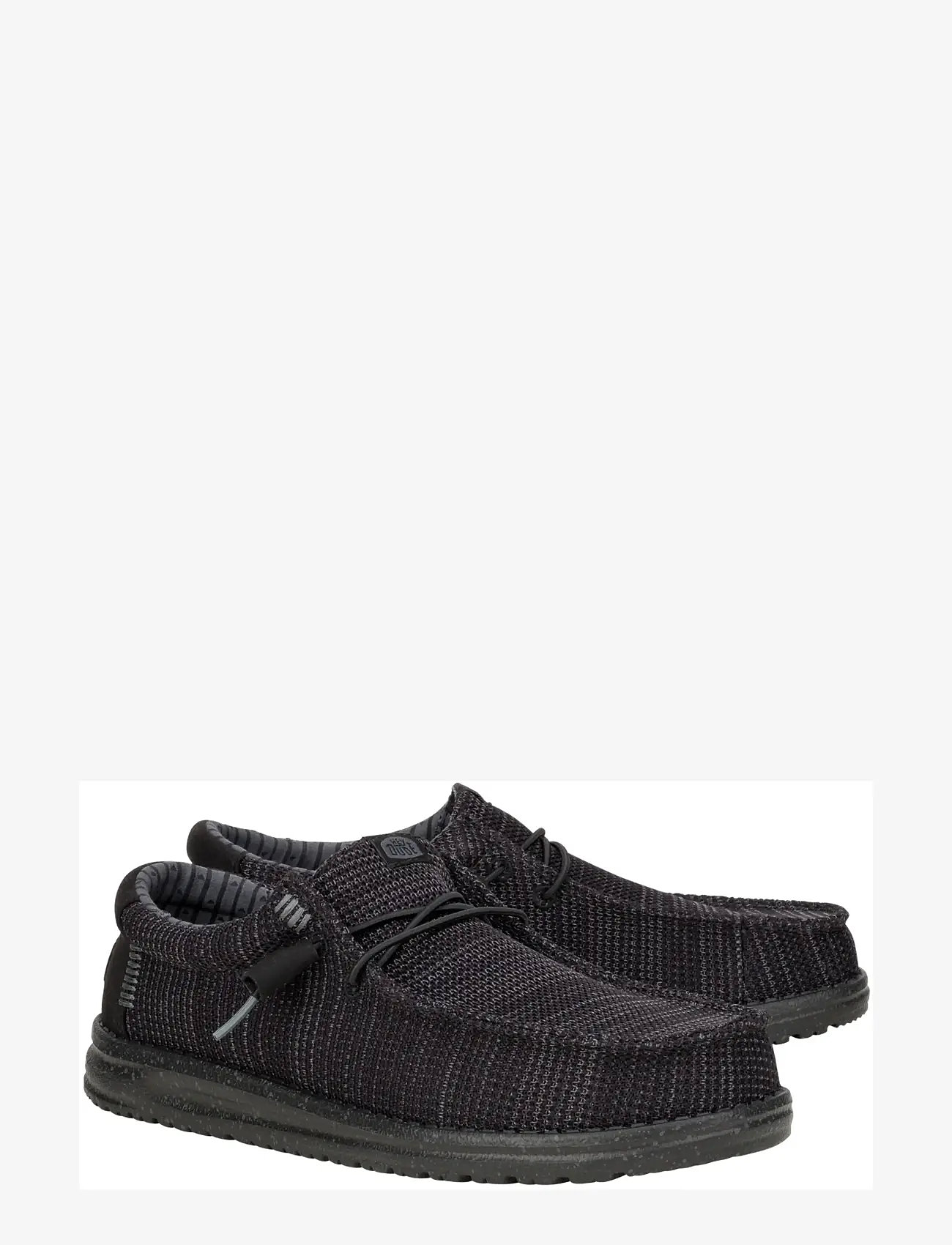 Hey Dude - WALLY STRETCH SOX - low tops - black/black - 2