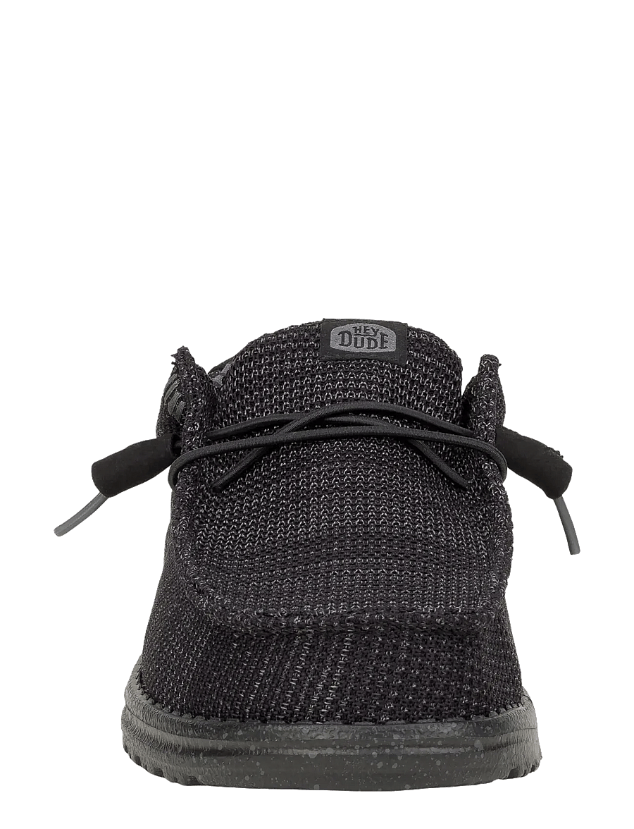 Hey Dude - WALLY STRETCH SOX - niedriger schnitt - black/black - 5