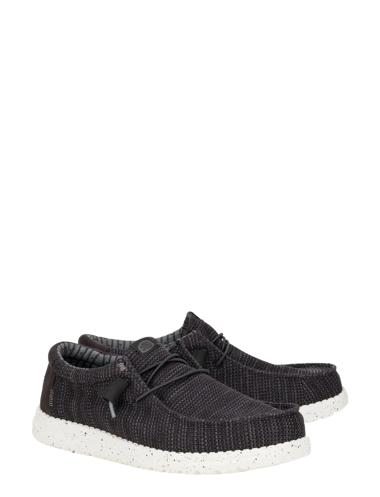 Hey Dude - WALLY STRETCH SOX - lave sneakers - black/white - 1