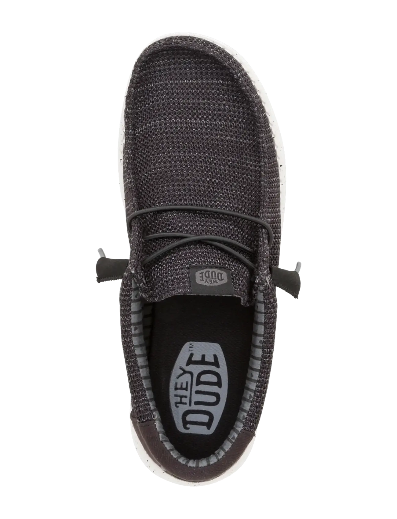 Hey Dude - WALLY STRETCH SOX - lave sneakers - black/white - 5