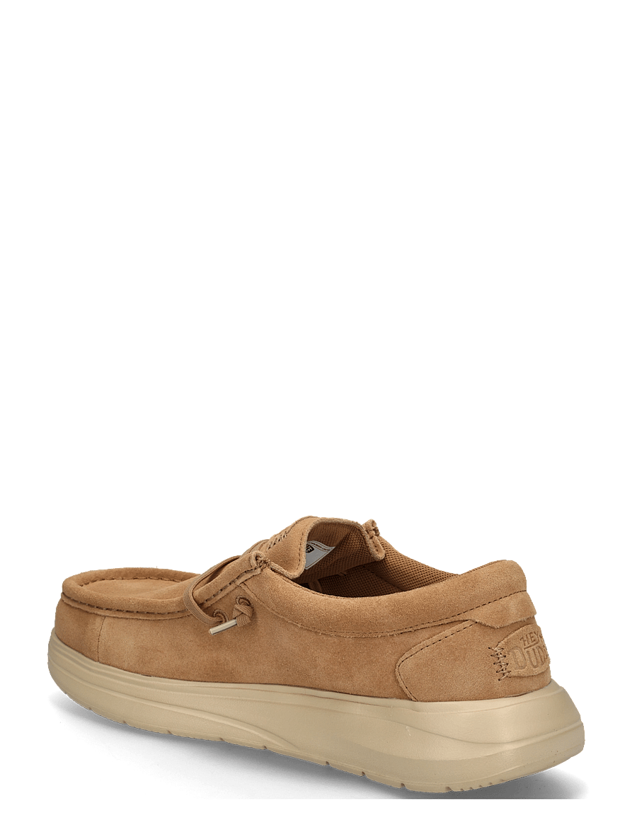 Hey Dude - WALLY X SUEDE - kollektionen - tobacco brown/irish cream - 1