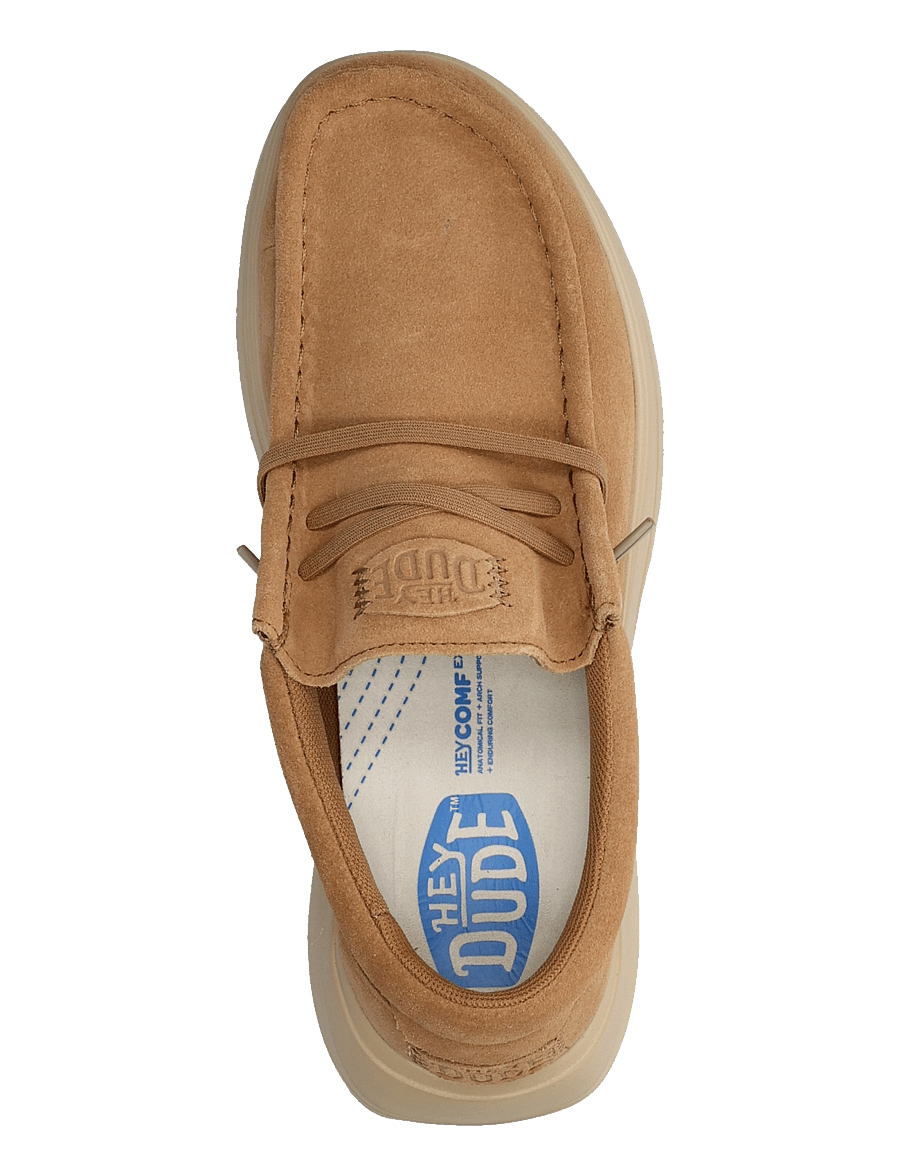 Hey Dude - WALLY X SUEDE - kollektionen - tobacco brown/irish cream - 3