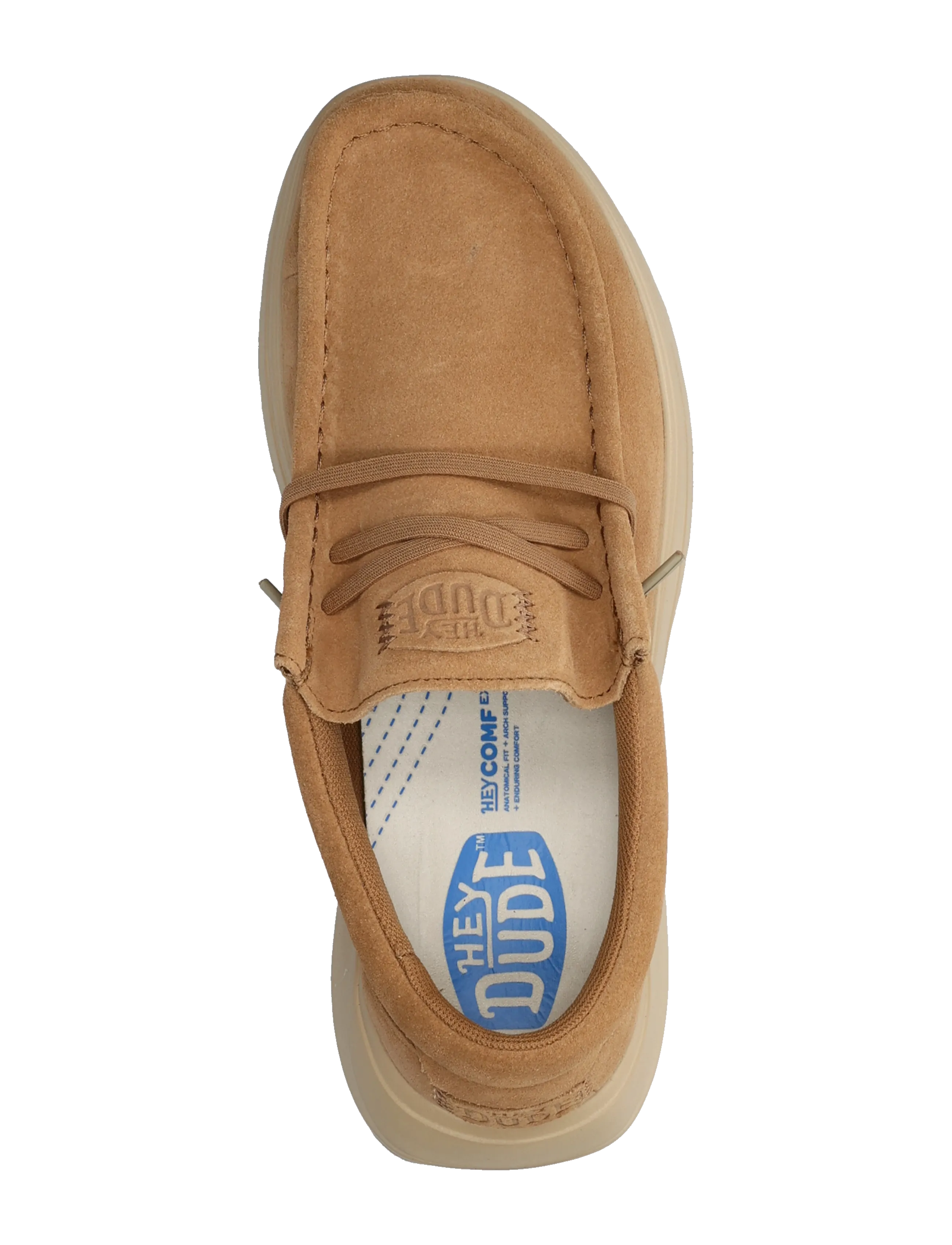 Hey Dude - WALLY X SUEDE - kollektionen - tobacco brown/irish cream - 3